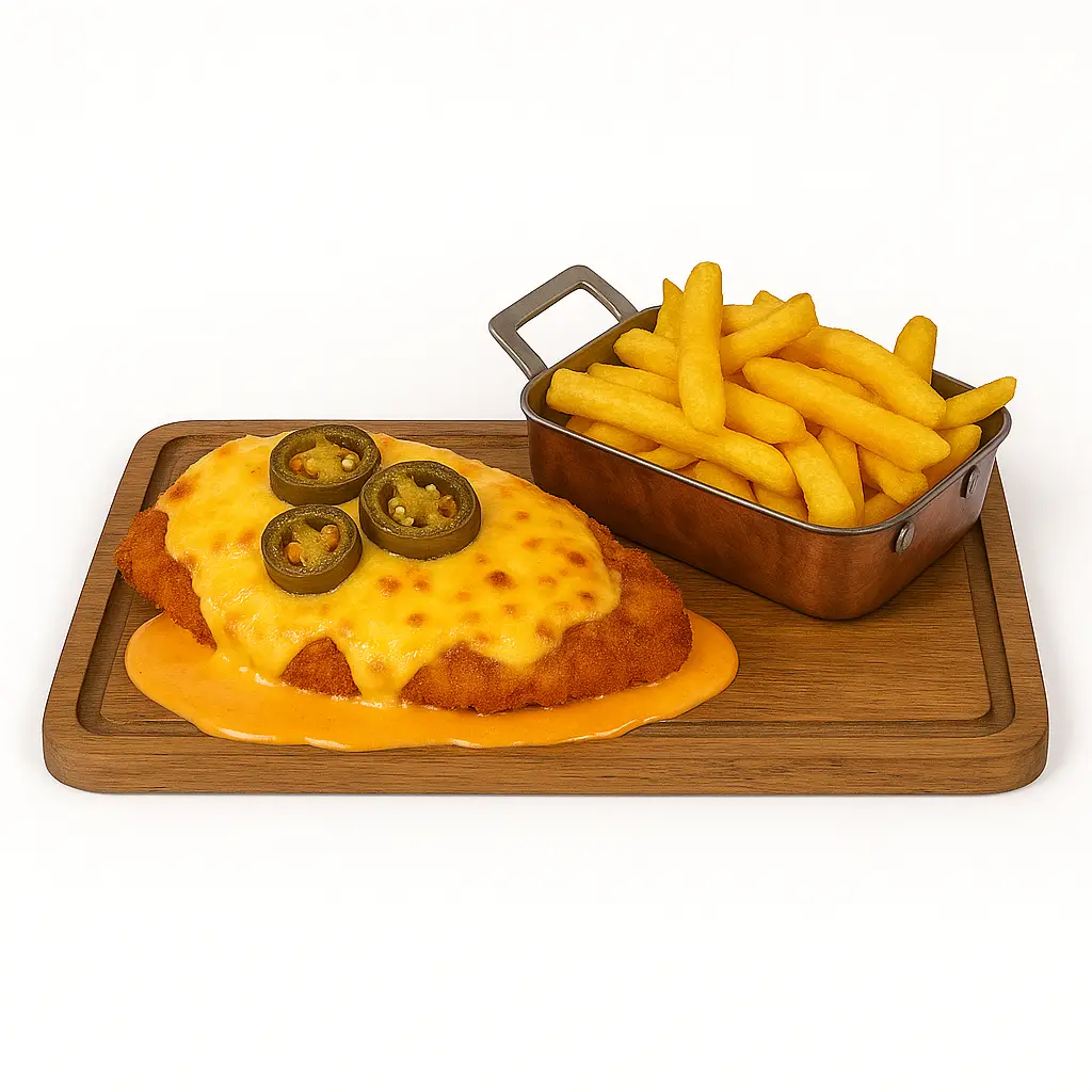 CHILI CHEESE SCHNITZEL