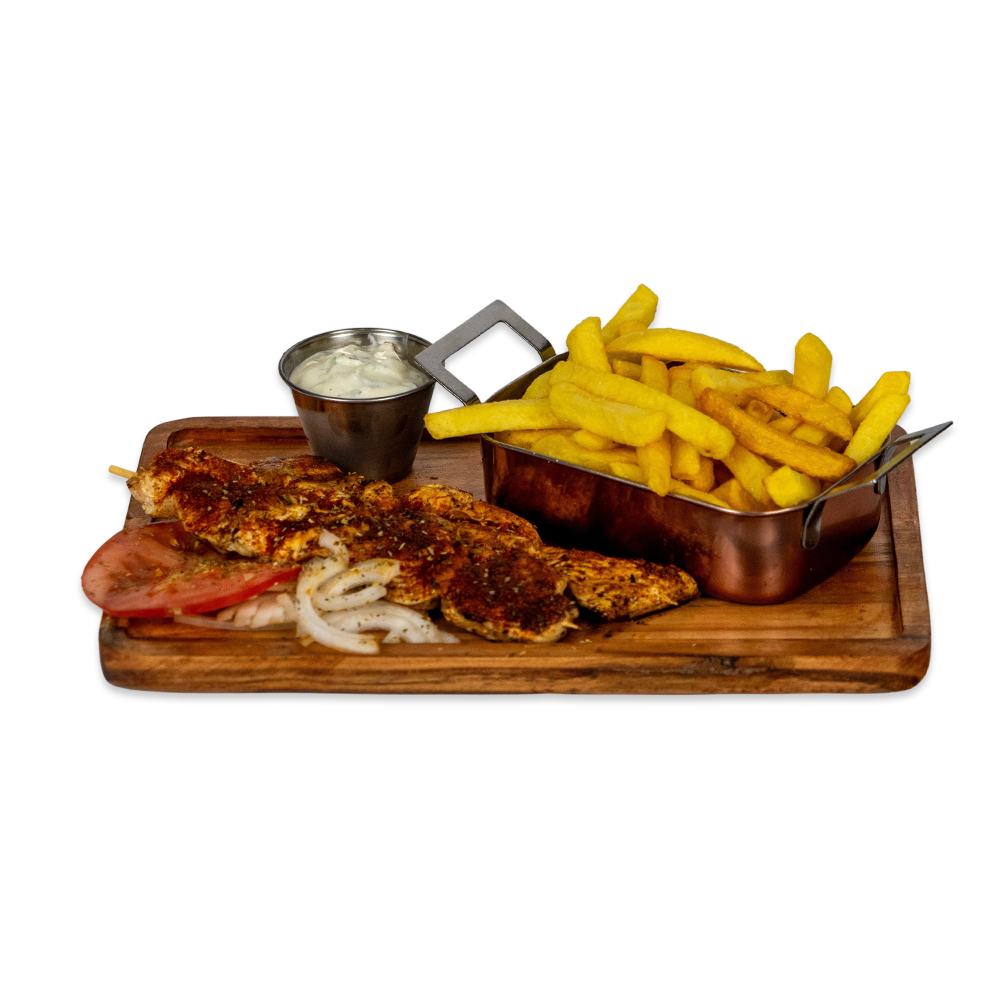 ZWEI HÄHNCHENSPIESSE