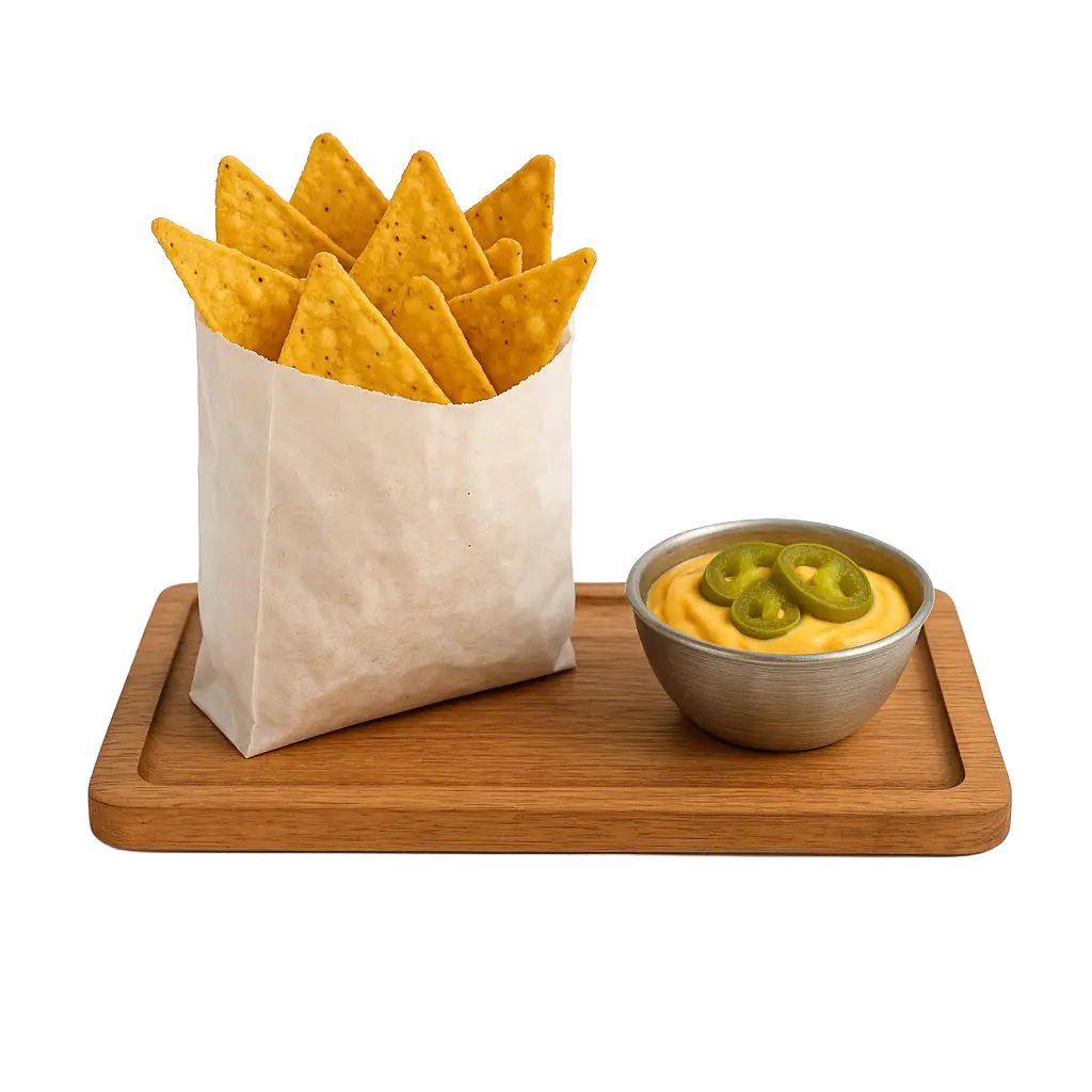 NACHOS MIT KÄSESAUCE